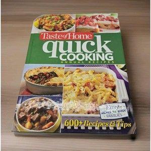 Taste of Home Quick Cooking Annual Recipes 600+ 2003 Hardcover Cookbook Dinners